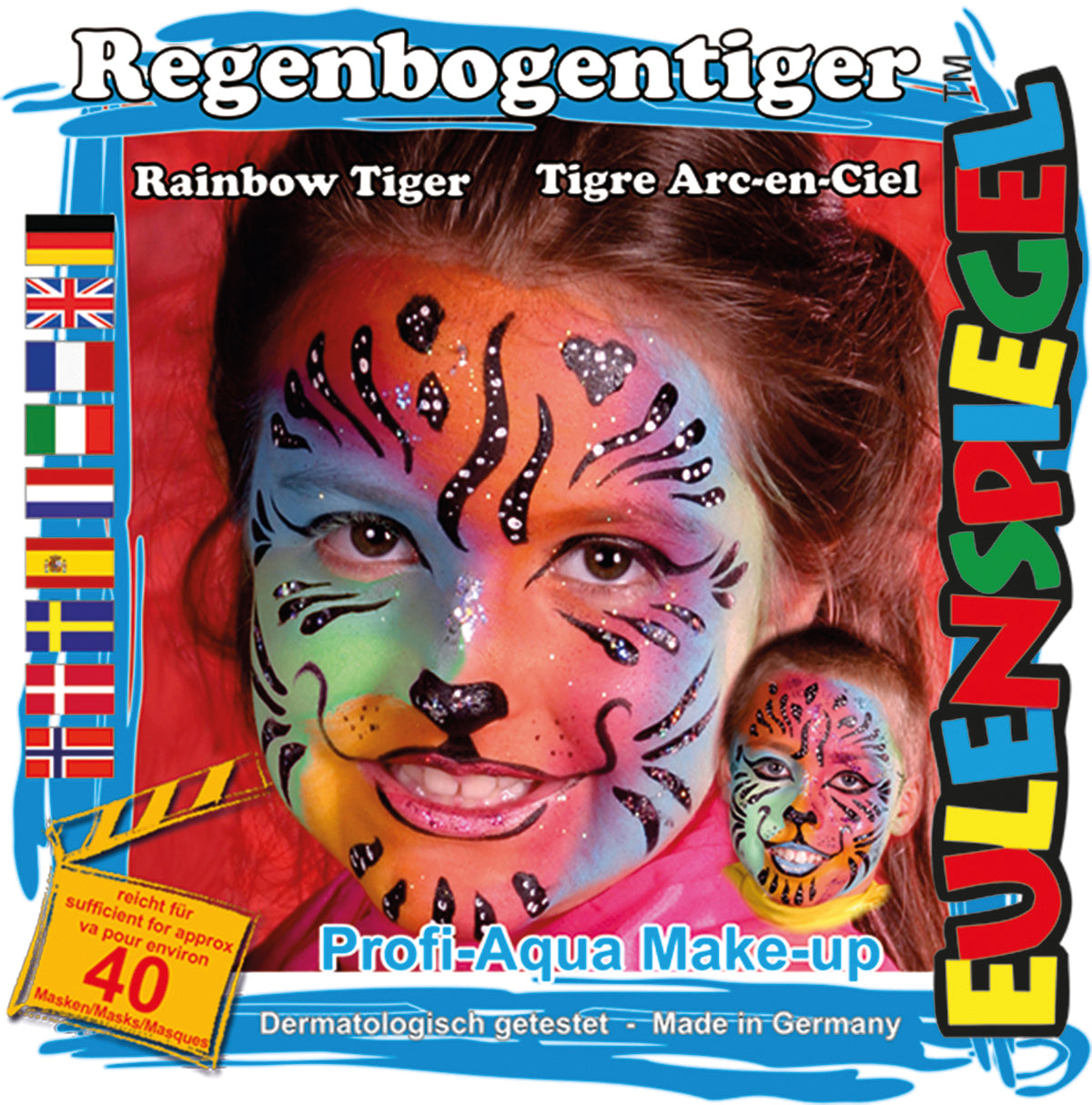 Eulenspiegel Motiv-Set Regenbogentiger