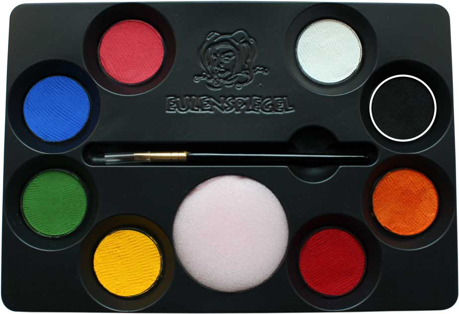 Eulenspiegel Familien Schmink-Palette 8er Set