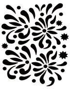 Face Painting Schablone Flower Balls Eulenspiegel