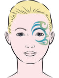 Face Painting Schablone Maori Eulenspiegel