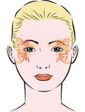 Face Painting Schablone Ornament Eulenspiegel