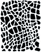 Face Painting Schablone Reptile Eulenspiegel