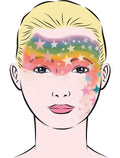 Face Painting Schablone Stardance Eulenspiegel