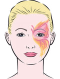 Face Painting Schablone Wings Eulenspiegel