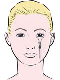 Face Painting Schablone Zippers Eulenspiegel