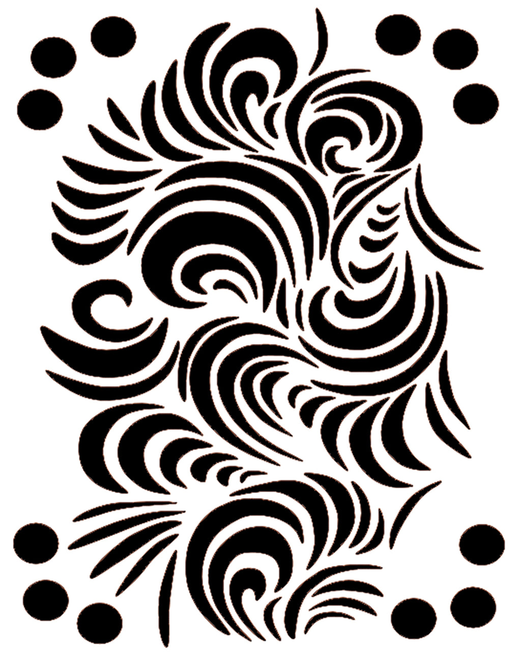 Eulenspiegel Face Painting Schablone Infinity