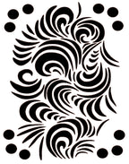 Eulenspiegel Face Painting Schablone Infinity