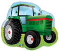 Grüner Trecker - Traktor Folienballon 86cm 34"