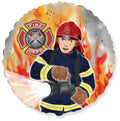 Firefighter Folienballon Feuerwehrmann 45cm
