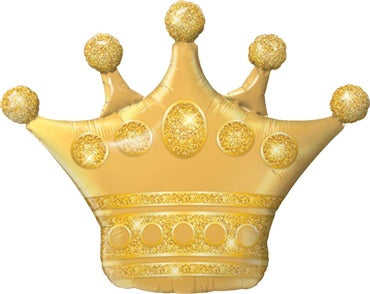 Folienballon Golden Crown - 104 cm
