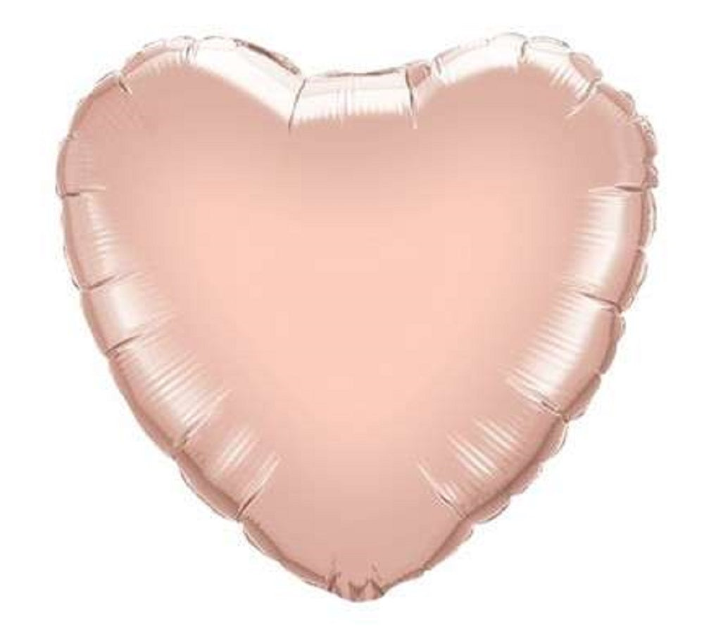 Herz Rose Gold Folienballon 90cm 36" Qualatex
