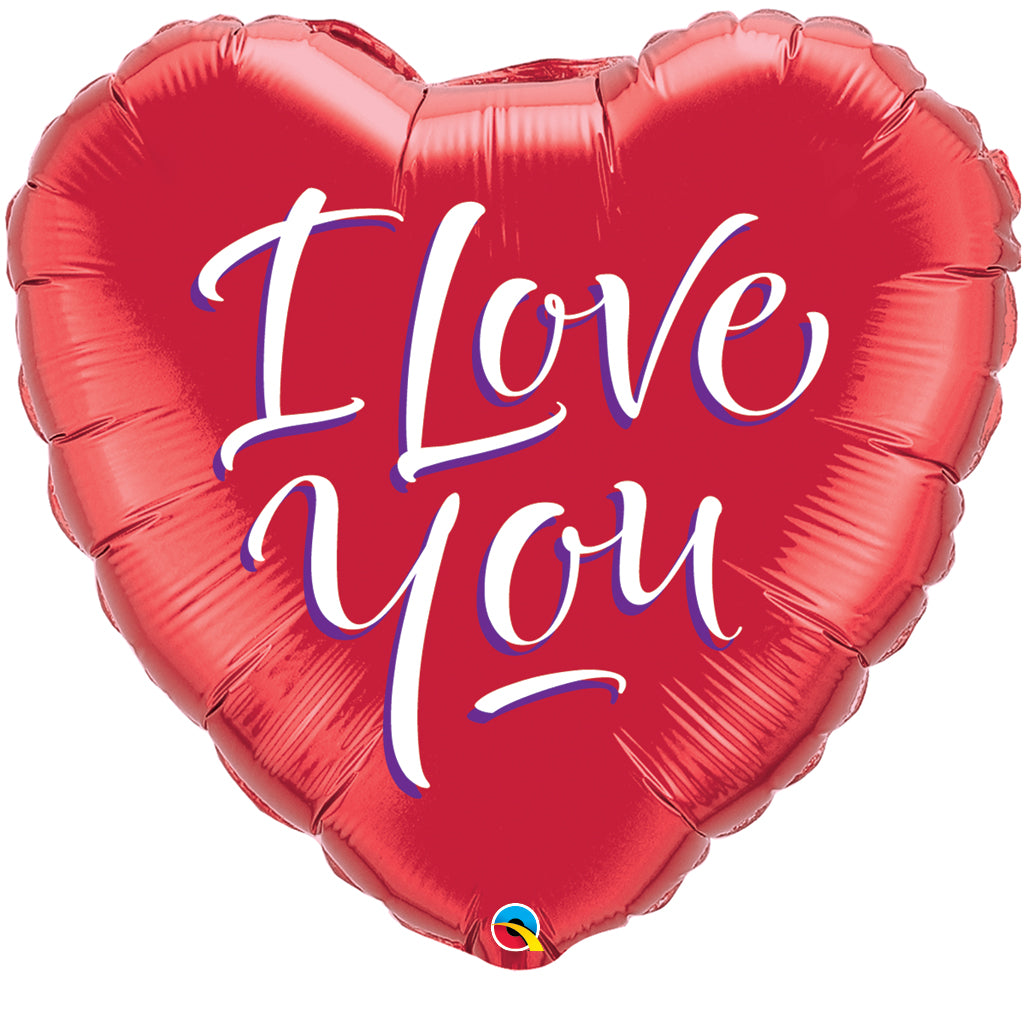 Qualatex Herz I Love You Folienballon 46cm 18"