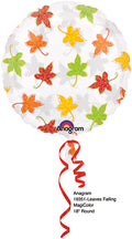 Folienballon See-Thru Leaves Falling 45 cm