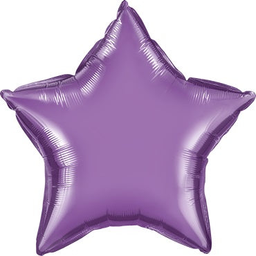 Stern Chrome Purple Folienballon Lila 50 cm