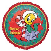 Tweety Elf Weihnachten Folienballon 45cm