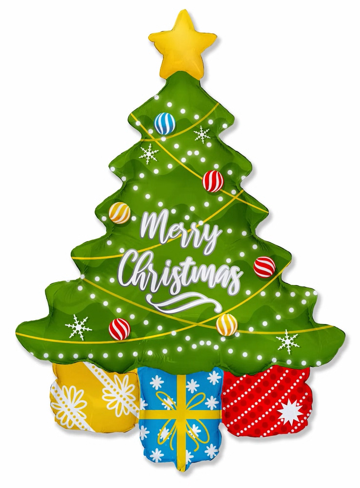 Folienballon Weihnachtsbaum 69cm 27 Inch