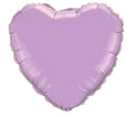 Folienballon Herz Pearl Lavender (Lavendel) 45cm 18" Qualatex