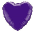 Folienballon Herz Quartz Purple (Violett) 45cm 18" Qualatex