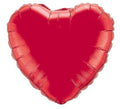 Folienballon Herz Ruby Red (Rot) 45cm 18"