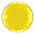 Folienballon Rund Yellow (Gelb) 45cm 18"