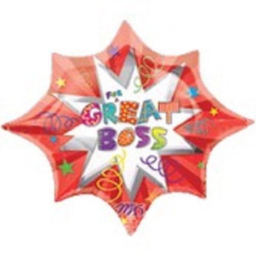 For A Great Boss Jumbo Folienballon 74cm 29''