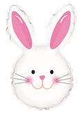 Mini Folienballon Fröhlicher Hase 30cm 12"