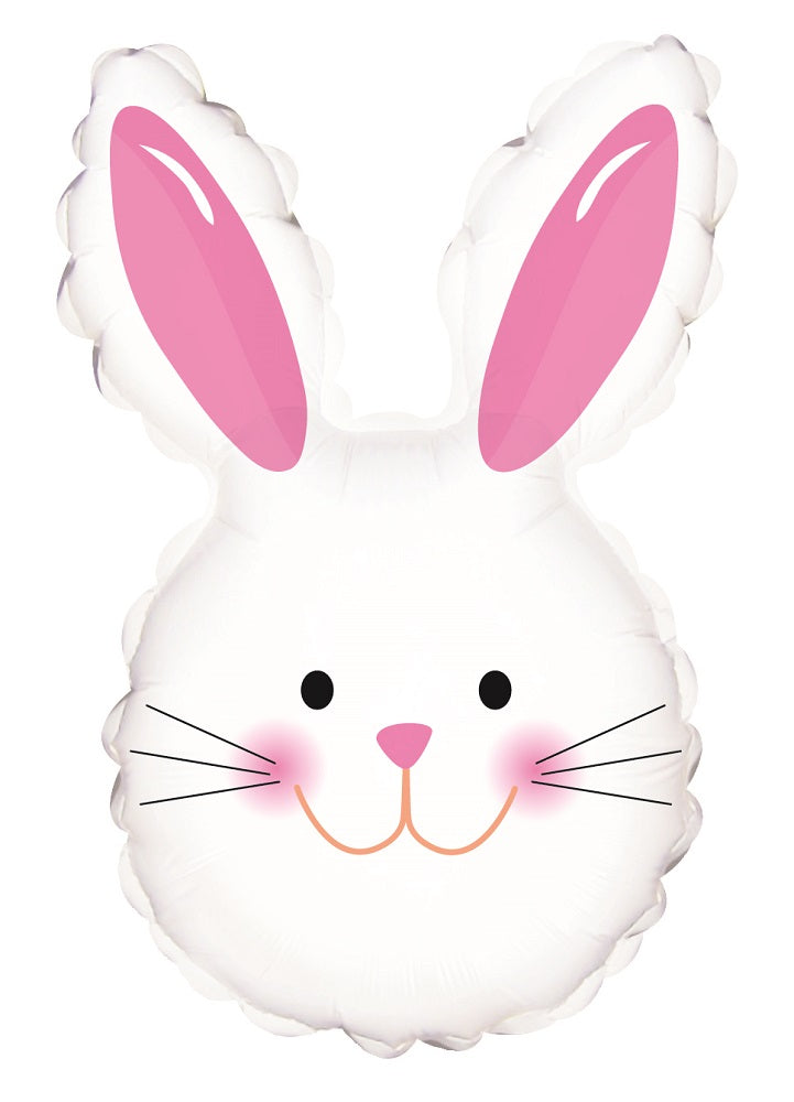 Mini Folienballon Fröhlicher Hase 30cm 12"