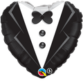 Frack in Herzform Hochzeit Folienballon - 46cm 18''