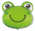 Froschkopf Folienballon 70cm x 63cm