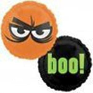 Geister Boo Eyes Halloween Folienballon 46cm