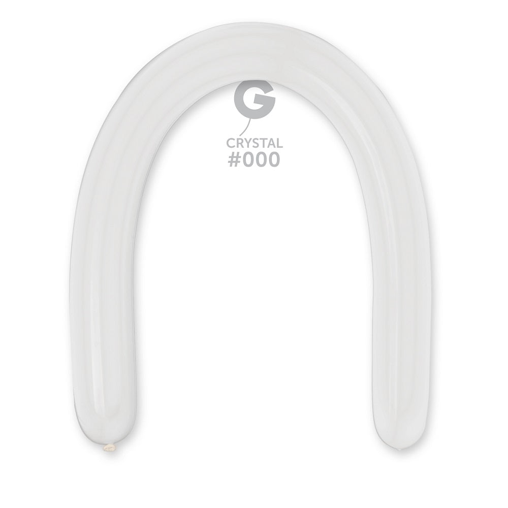 Gemar 000 Crystal Crystal 350G Modellierballons D6 Transparent