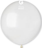 Gemar 000 Crystal Crystal 48cm 19 Inch G19 Latex Luftballons Transparent