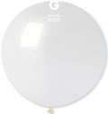Gemar 000 Crystal Crystal 80cm 31" G30 Latex Luftballons Transparent