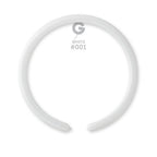 Gemar 001 Standard White 160G Modellierballons D2 Weiß