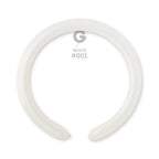 Gemar 001 Standard White 260G Modellierballons D4 Weiß