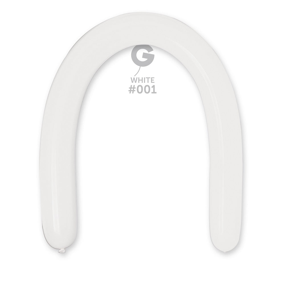 Gemar 001 Standard White 350G Modellierballons D6 Weiß