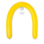 Gemar 002 Standard Yellow 350G Modellierballons D6 Gelb