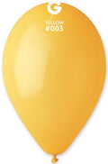 Gemar 003 Standard Mango Yellow 33cm 13" G120 Latex Luftballons