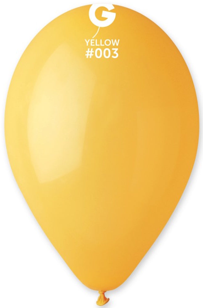 Gemar 003 Standard Mango Yellow 33cm 13" G120 Latex Luftballons
