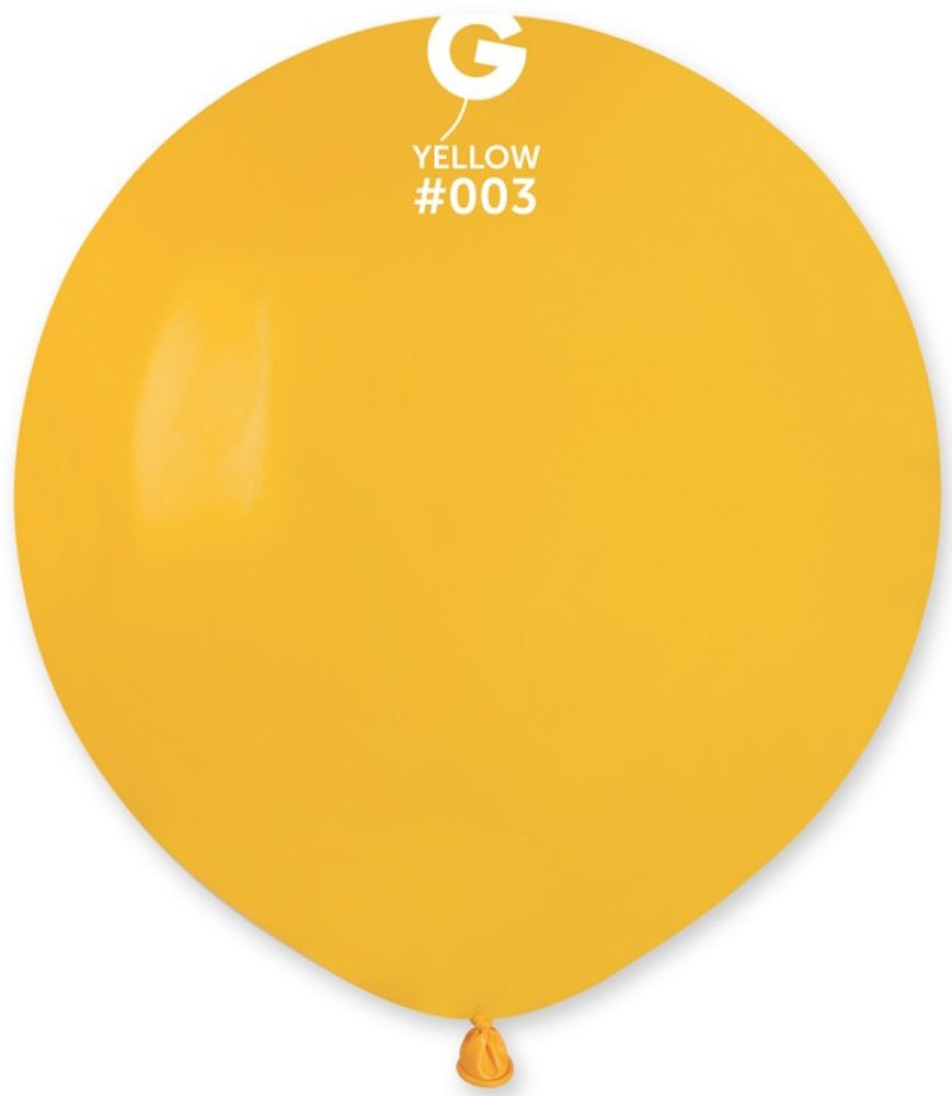 Gemar 003 Standard Mango Yellow 48cm 19 Inch G19 Latex Luftballons