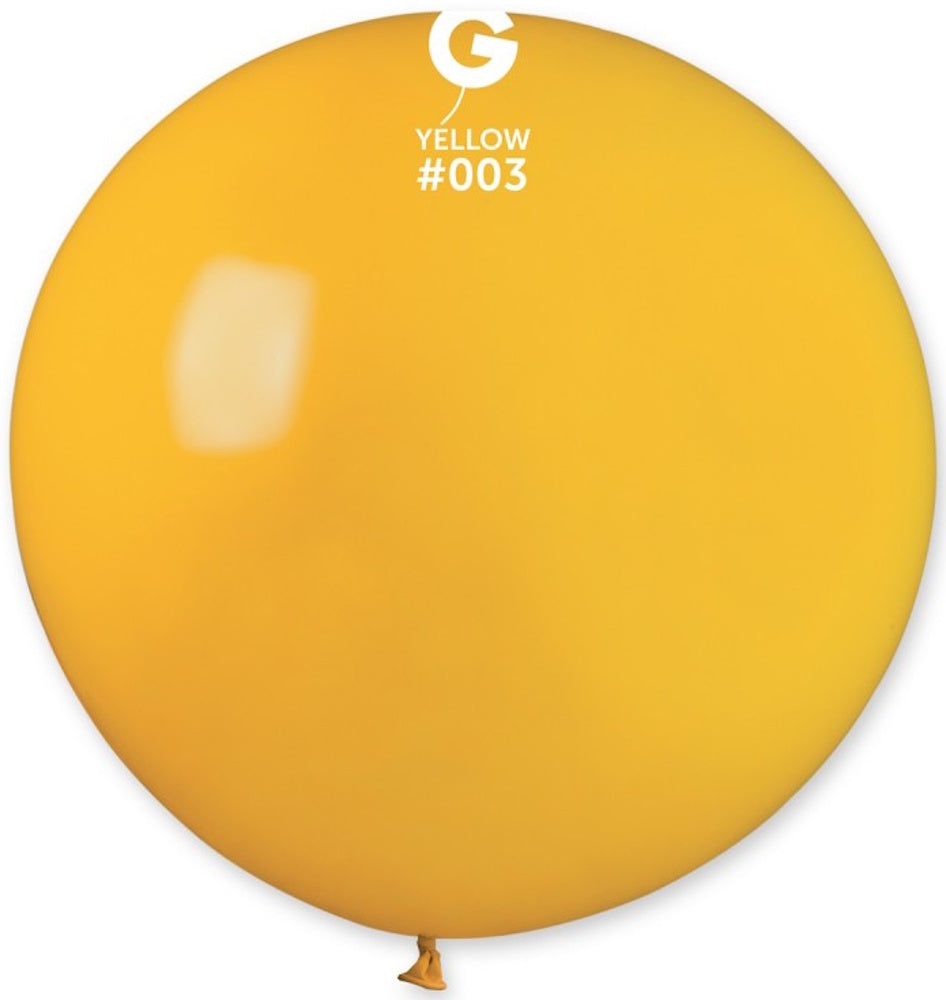 Gemar 003 Standard Mango Yellow 80cm 31 Inch Latex Luftballons