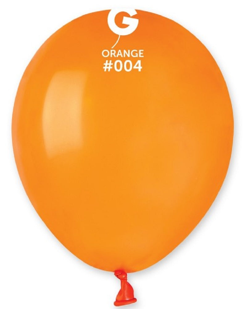 Gemar 004 Standard Orange 12,5cm 5 Inch Latex Luftballons