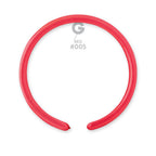 Gemar 005 Standard Raspberry Red 160G Modellierballons D2 Rot