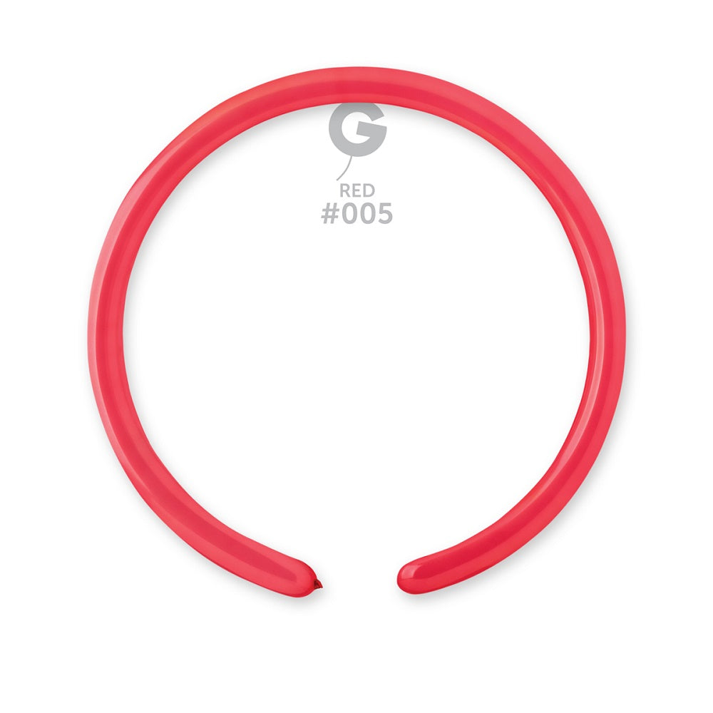 Gemar 005 Standard Raspberry Red 160G Modellierballons D2 Rot