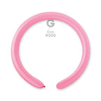 Gemar 006 Standard Rose 260G Modellierballons D4 Rosa