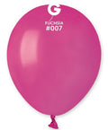 Gemar 007 Standard Fuchsia 12,5cm 5 Inch Latex Luftballons