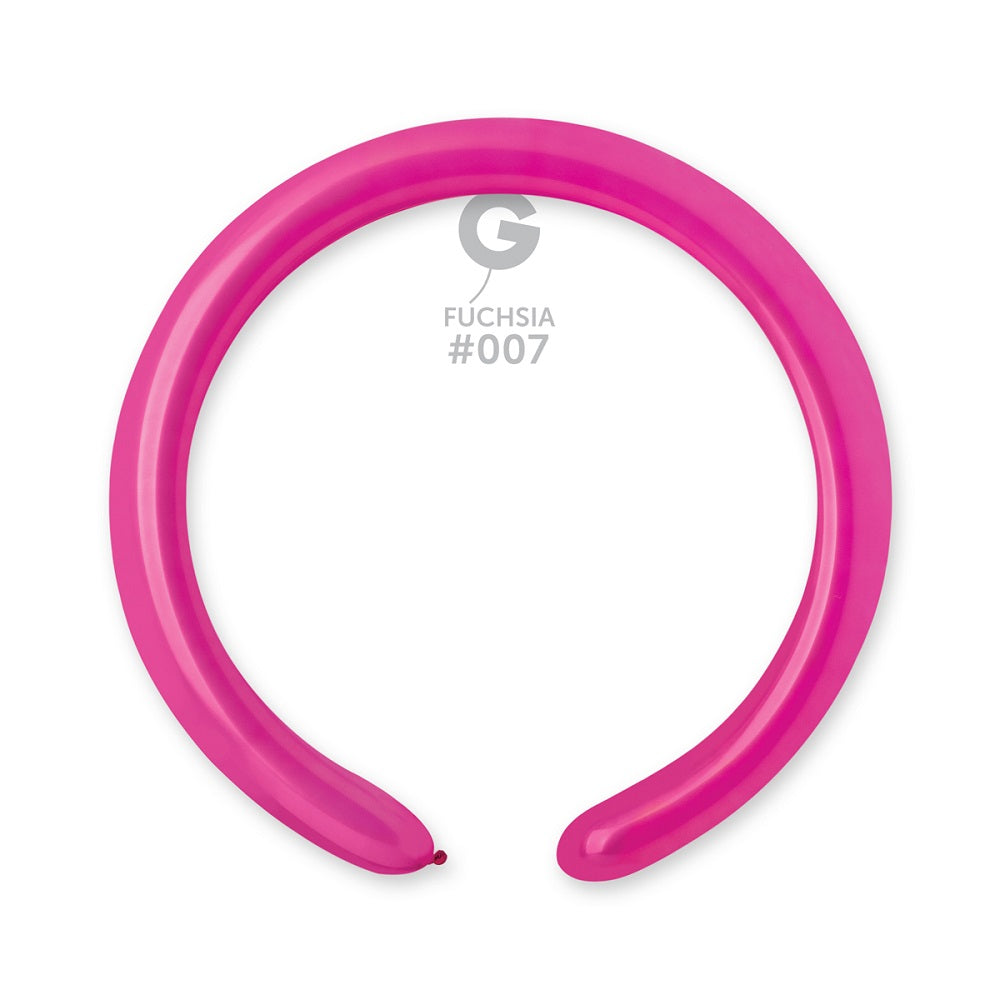 Gemar 007 Standard Fuchsia 260G Modellierballons D4 Magenta