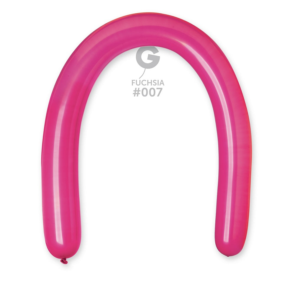 Gemar 007 Standard Fuchsia 350G Modellierballons D6 Magenta