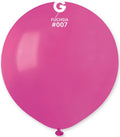 Gemar 007 Standard Fuchsia 48cm 19" G150 Latex Luftballons Magenta