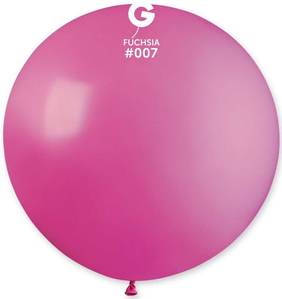 Gemar 007 Standard Fuchsia 80cm 31 Inch Latex Luftballons